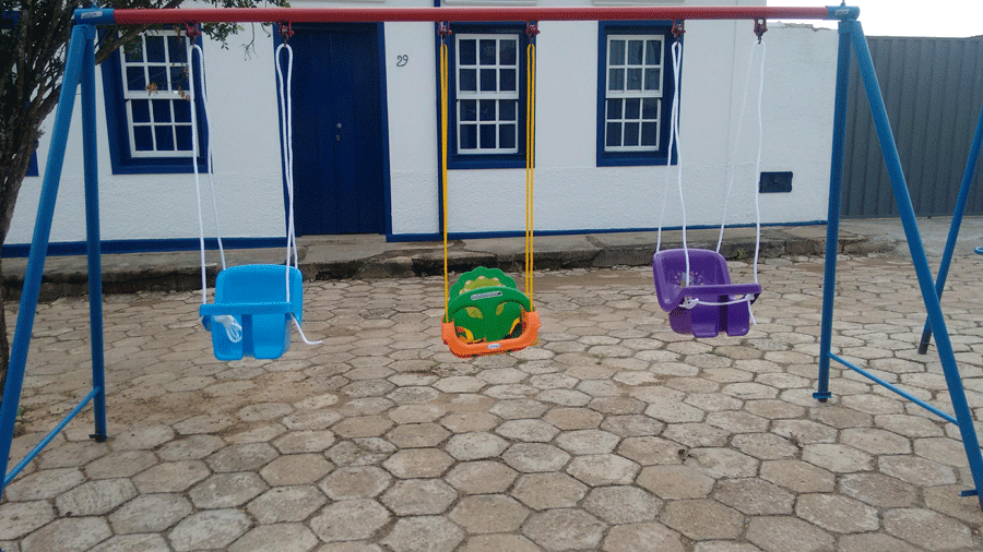 Balanço de 3 lugares